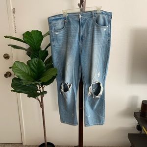 American Eagle Ripped Boyfriend Jeans